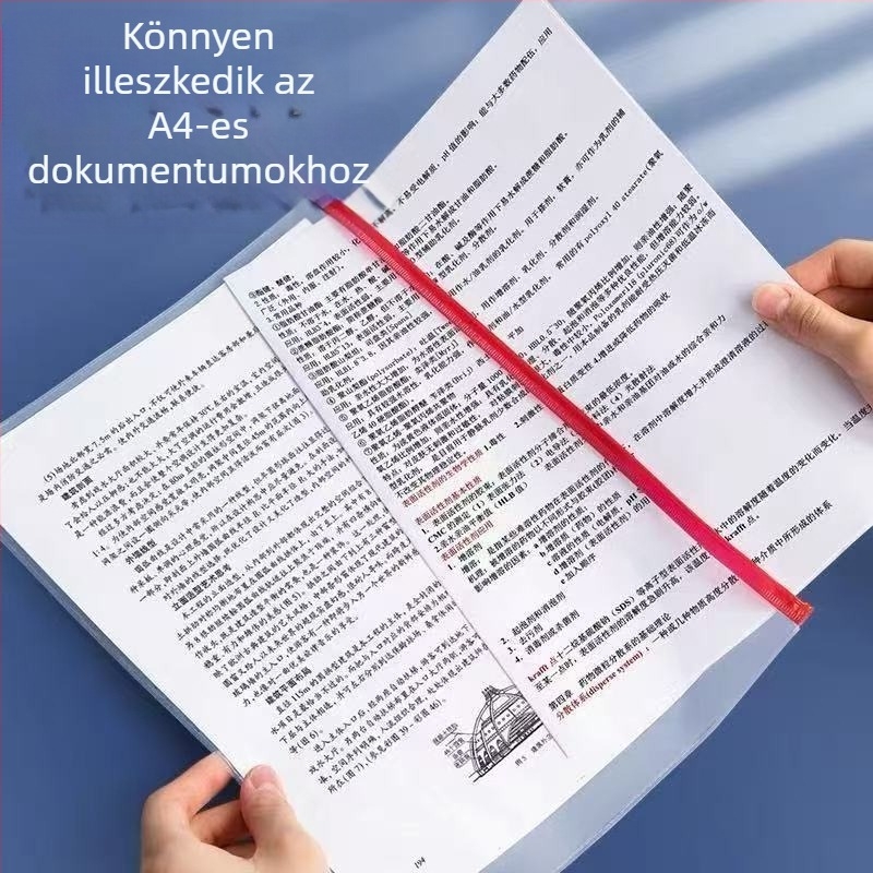 100 db átlátszó PVC önzáró dokumentumtáskák