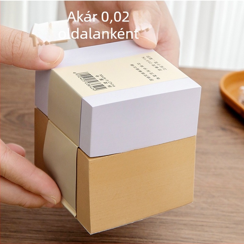 Diáknak készült kraft papírra készült ragasztós jegyzetek – erős tapadással, vonalas üzenetlapok
