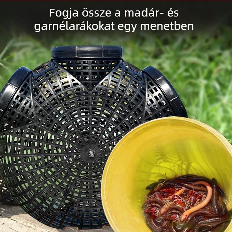 Horgász ketrec műanyagból eel, loach és shrimp számára — Mengda márka, Új-Zéland eredetű