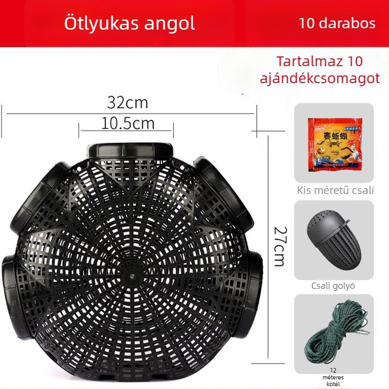 Horgász ketrec műanyagból eel, loach és shrimp számára — Mengda márka, Új-Zéland eredetű