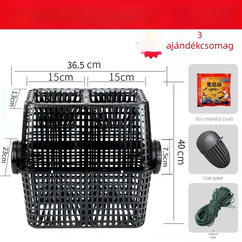 Horgász ketrec műanyagból eel, loach és shrimp számára — Mengda márka, Új-Zéland eredetű