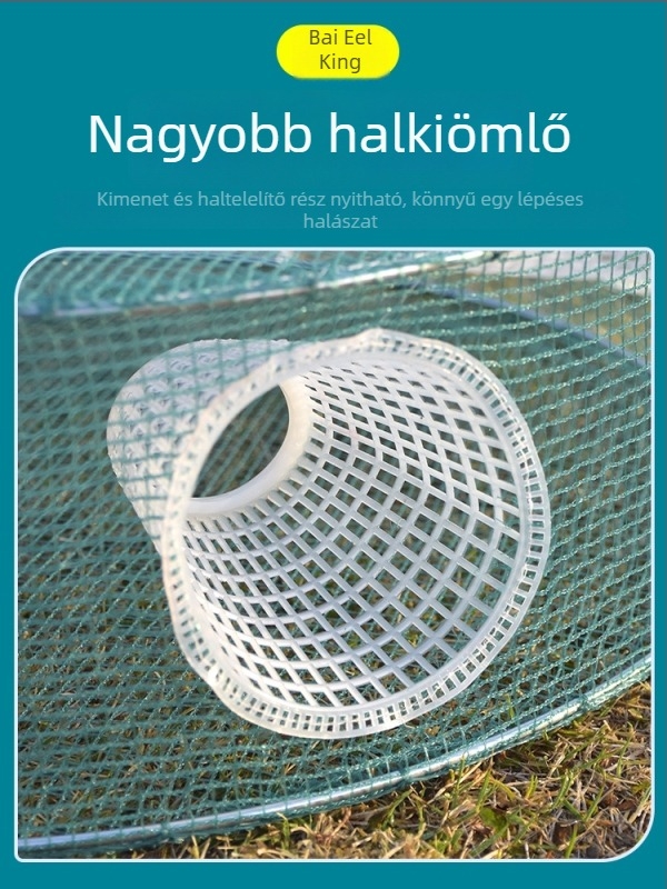 Hálózati halászati ketrec halakhoz, garnélarákhoz és másokhoz — Márka Giant finned king; Eredet: Kína; Anyag: Egyéb
