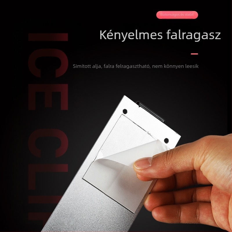 Agig Falra szerelhető menü- és bizonylatklip rozsdamentes acélból