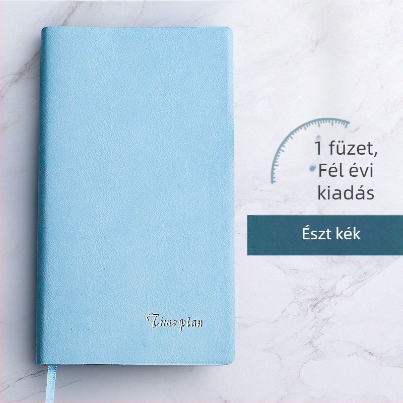 Zhengcai 4320 jegyzetfüzet műbőr borítóval, ragasztott kötés, Daolin papír 80gsm, 100 oldal