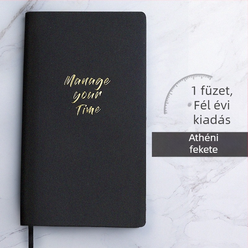 Zhengcai 4320 jegyzetfüzet műbőr borítóval, ragasztott kötés, Daolin papír 80gsm, 100 oldal