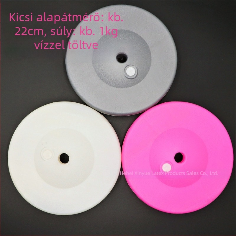 Vízfeltöltésű alapú lufi-ív állvány, könnyen szállítható és összeszerelhető, műanyag