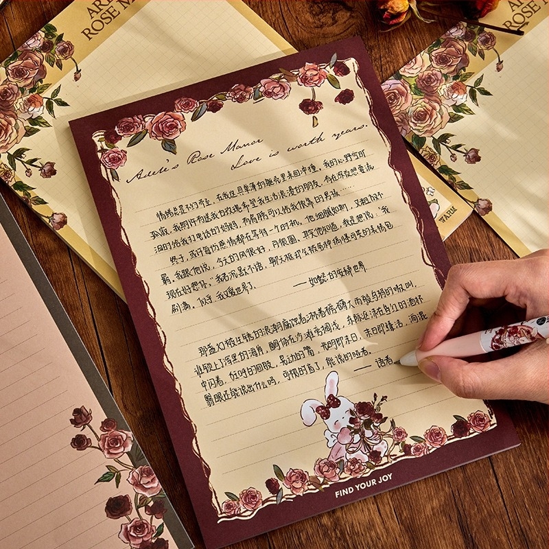 Ming School retro stílusú jegyzetfüzet ragasztó nélkül, IP licenc