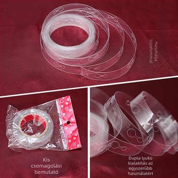 Latex ballonokhoz való lufi lánc-kiegészítő, szabálytalan bayonet rögzítő, műanyag anyag, esküvői dekoráció
