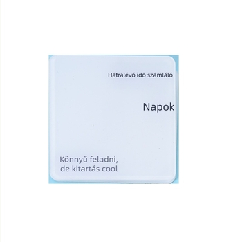 Stupid Bird akril klipsz irodai használatra, kötőklipsz lapokhoz