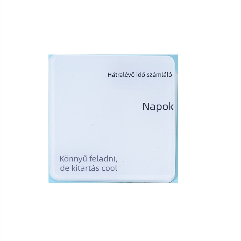 Stupid Bird akril klipsz irodai használatra, kötőklipsz lapokhoz