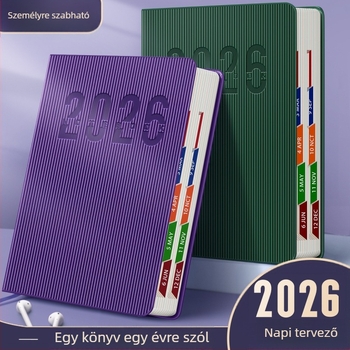 Four Seasons Vintage Planner 2026 — testreszabható tervező, Dowling papír, 75 gsm, több mint 400 oldal