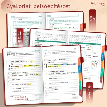 Four Seasons Vintage Planner 2026 — testreszabható tervező, Dowling papír, 75 gsm, több mint 400 oldal