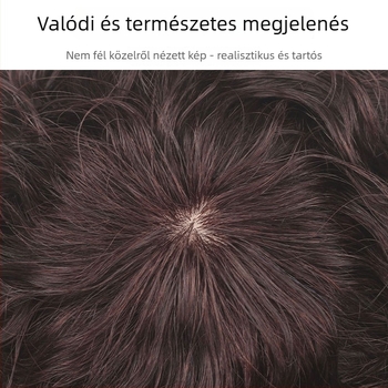 Természetes stílusú paróka J16, valódi emberi haj, teljes fej készlet, frufru: egyenes vagy ferde, gyártás: gépi és kézi szövés
