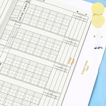 Chengyu kínai nyelv hibajavító és diktálási notesz, szemvédő papír, 60 oldal