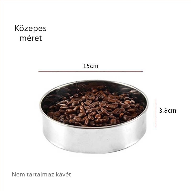 Kézi kávépörkölő rozsdamentes acél hálószűrővel – modern, minimalist stílus, kávézóhoz, testreszabható, licencelt magánmárkák