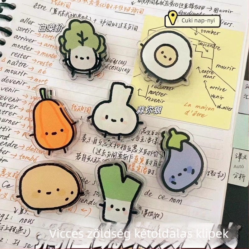 Jegyzetklip, akrilból, márka Other.