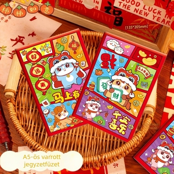 Little hang's house Cartoon füzet, cérnás kötés, 70 g/m² faipulp papír, 50–100 oldal