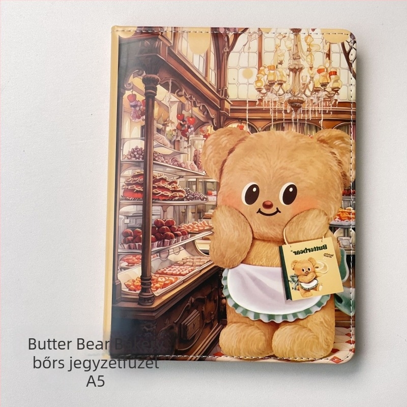 Island Peach jegyzetfüzet műbőr borítóval, vezeték nélküli kötés, 100 g/m² papír