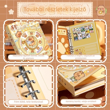 Osztálytársak karikatúra állat témájú névjegyzéke — eredeti pulp papír, oldalszabad kötés, logó nyomtatás lehetséges, ajándéknak ideális