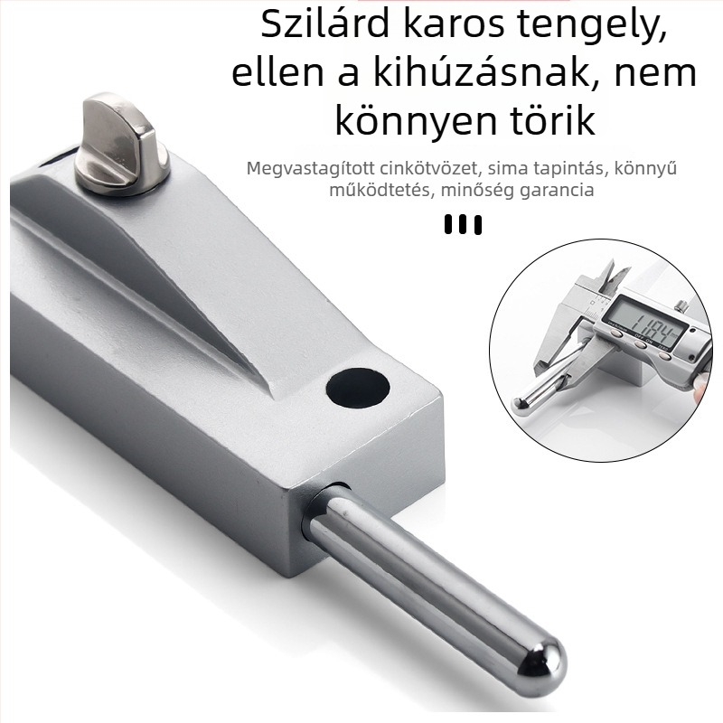 Type A Padlózár Üvegezett Ajtóhoz, Alumínium Ötvözet, Elektróplakált, Beronsel