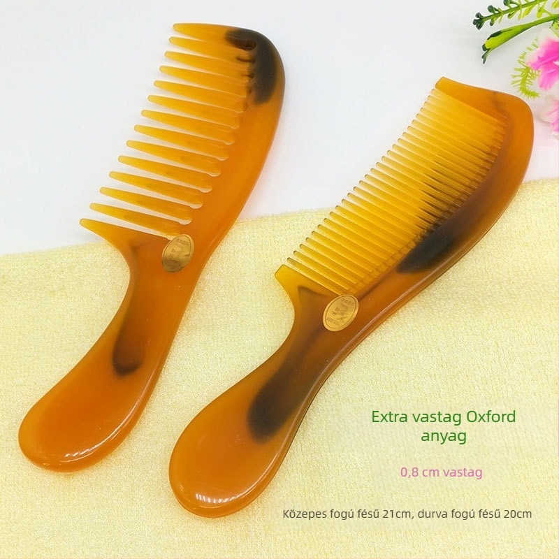 Fából készült összecsukható fésű nők hosszú hajához (összecsukható kivitel, vastagodott)