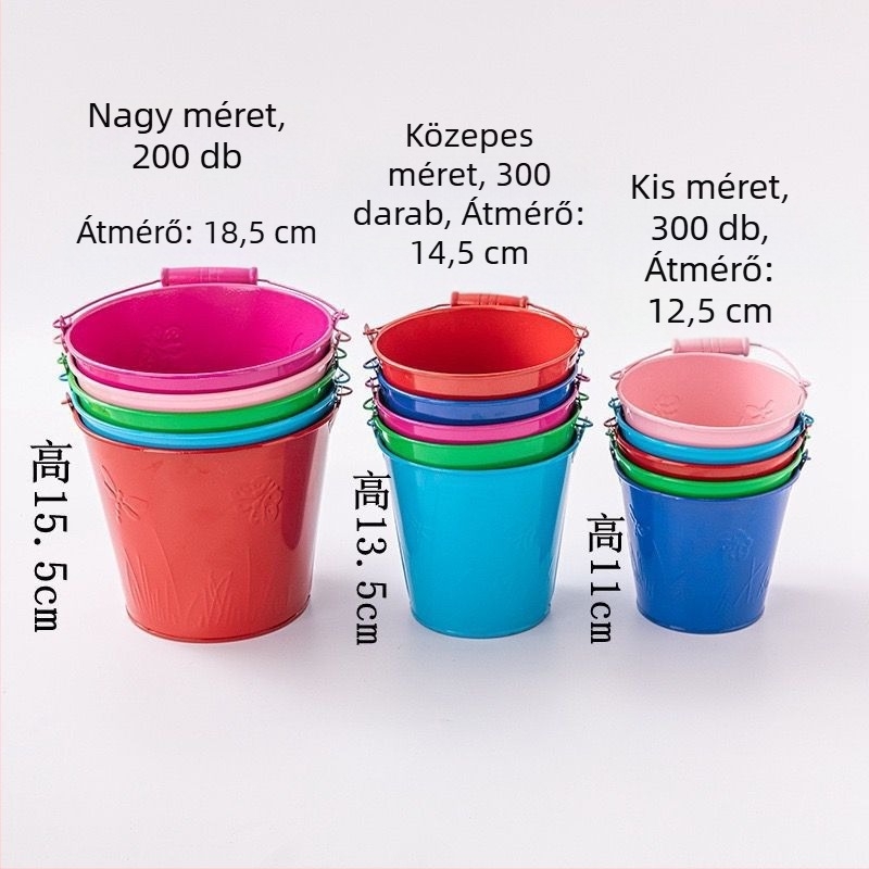 Gyerekeknek tervezett strandjátékkészlet – homokozó ásók és vízijátékok, műanyagból, hálós zacskóban, 7–14 éveseknek, 3C tanúsítvány