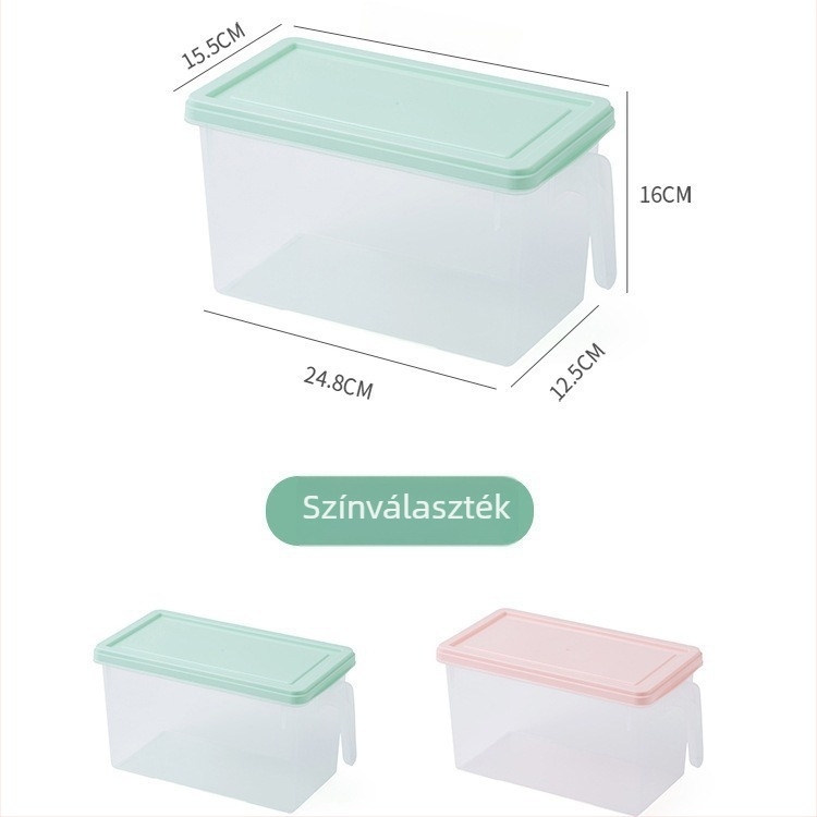 Libo Élelmiszer-minőségű hűtőtároló zöldségek és gyümölcsök számára – műanyag, hordozható, frissesség megőrzése