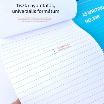 Zhenxin jegyzetfüzet, kötés vezeték nélküli, 36 oldal, 60 gsm papír, üzleti iroda stílus