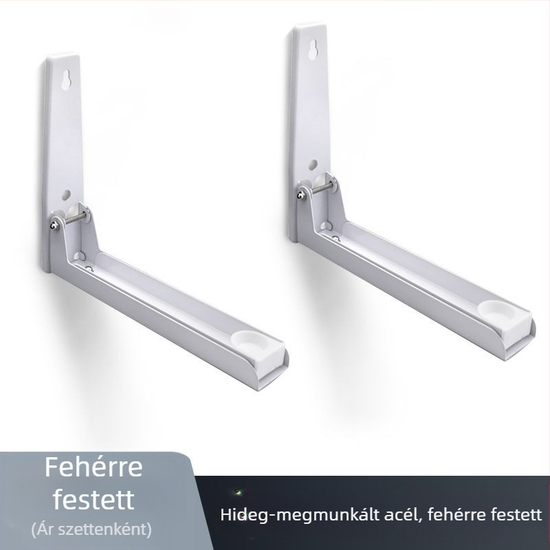 Mikrohullámú sütő falra szerelhető polc, 201 rozsdamentes acél, márka Unique