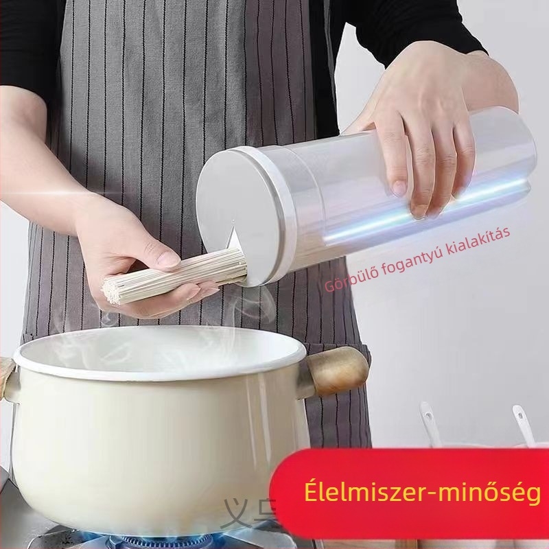 Crisper – műanyag konyhai tároló, kapacitás 1–2 L, kör alakú forma, könnyű lux stílus