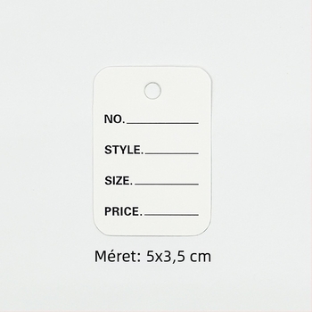 Prosperity Kraft papír ruhacímkék színes offset nyomtatással és ékszer-tanúsítványokkal