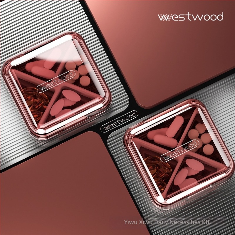 Westwood tp010 gyógyszeres doboz ABS műanyagból, forgatható fedéllel