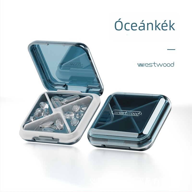 Westwood tp010 gyógyszeres doboz ABS műanyagból, forgatható fedéllel