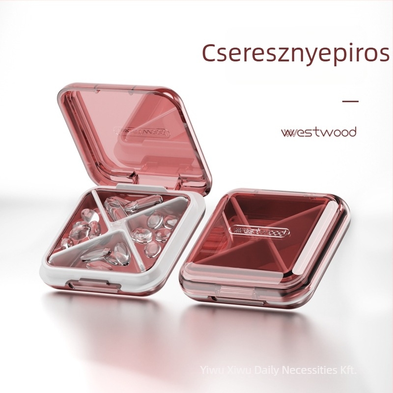 Westwood tp010 gyógyszeres doboz ABS műanyagból, forgatható fedéllel