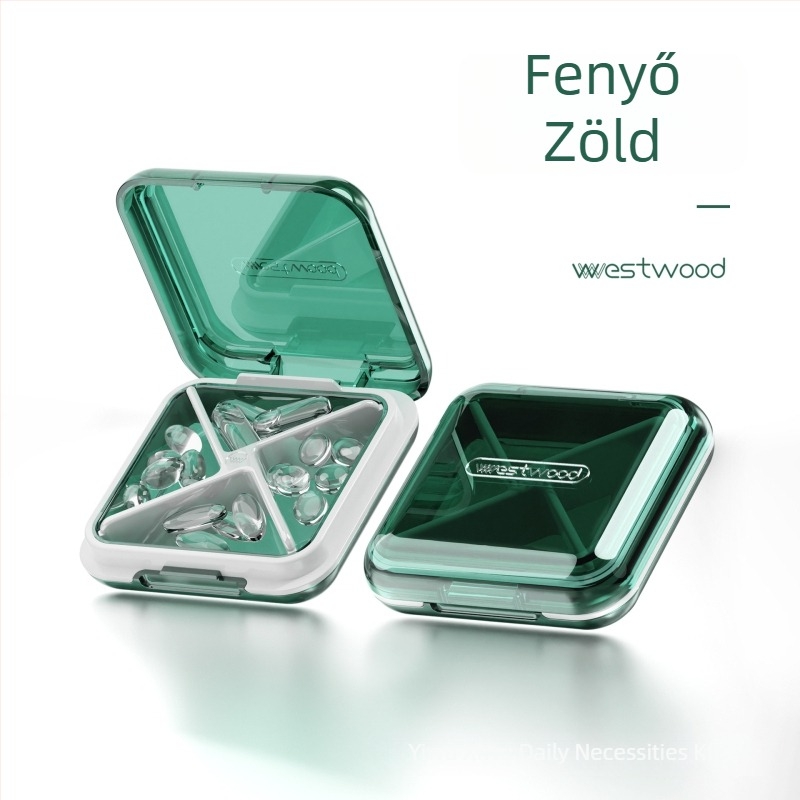 Westwood tp010 gyógyszeres doboz ABS műanyagból, forgatható fedéllel