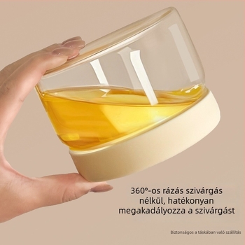 Üveg ebédes doboz, boroszilikát üveg, mikrohullámú sütőben használható, 501–800 ml űrtartalom, zárható fedél