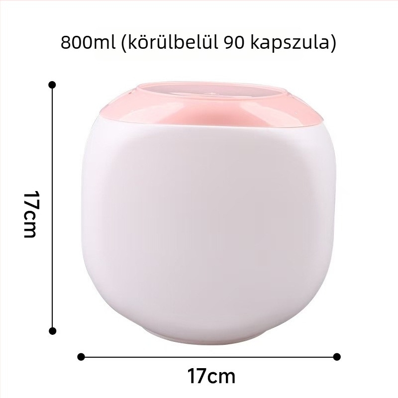 Mosószer kapszula tároló doboz, zárható fedővel, PE műanyag, márka Zhaojiu plastic, testreszabható logó