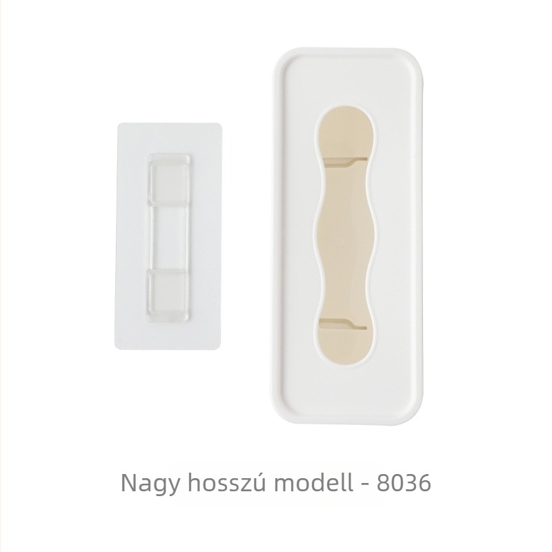 Falra szerelhető maszk tároló doboz, PP műanyag, porvédett, 1 L kapacitás