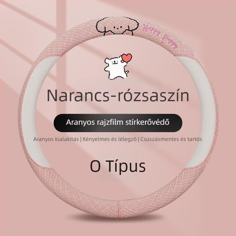 Kaiade Pamut és vászon vállpárnák biztonsági öv-re, rajzolt kölyökkutya mintával, kényelem egész évben