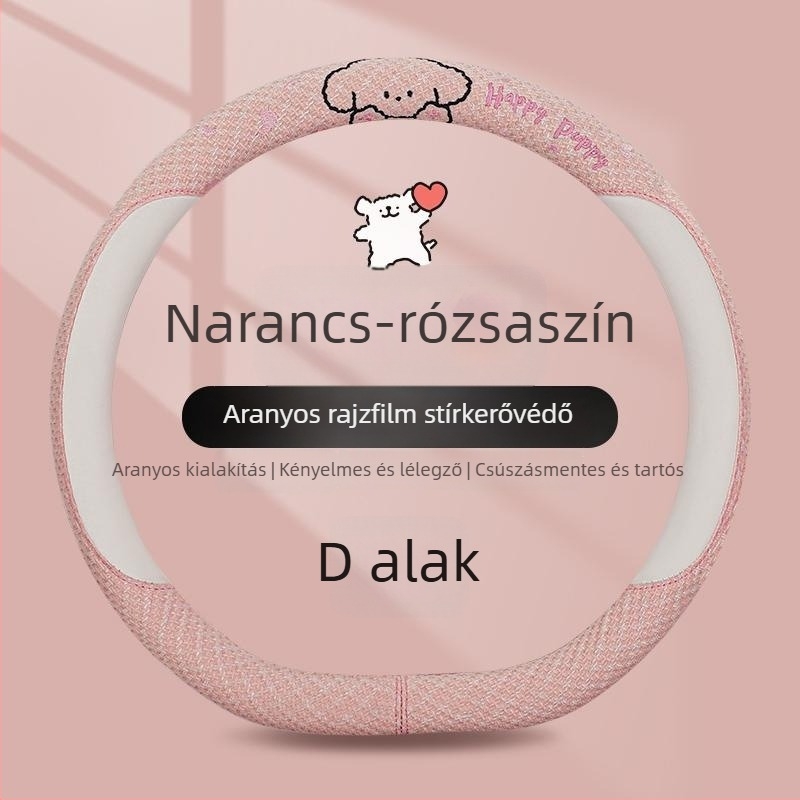 Kaiade Pamut és vászon vállpárnák biztonsági öv-re, rajzolt kölyökkutya mintával, kényelem egész évben