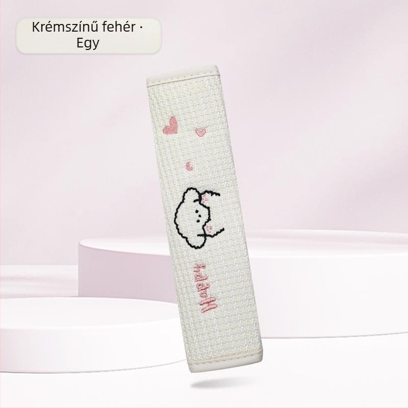 Kaiade Pamut és vászon vállpárnák biztonsági öv-re, rajzolt kölyökkutya mintával, kényelem egész évben