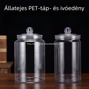 Élelmiszerbiztonságos műanyag tárolóedény, koreai stílusban