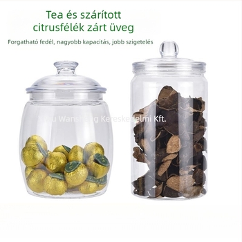 Élelmiszerbiztonságos műanyag tárolóedény, koreai stílusban