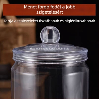 Élelmiszerbiztonságos műanyag tárolóedény, koreai stílusban