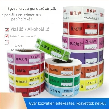 Orvosi címkék csövekhez: ápolási csövek, gyomorcsövek, húgycső katéterek, csövek gyógyszeradagoláshoz, drenázs csövek; Cikk kód: 1009977403; Márka: other; Típus: kézzel írt címkék; Import: Nem; IP engedélyezett: Nem