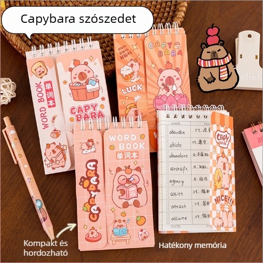 MOYL Panda zsebjegyzet — oldható kötés, papírtok, 80 g/m² cellulóz papír, 1–50 oldal, aranyos japán/koreai stílus
