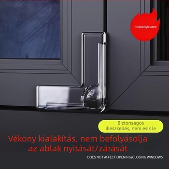 Szilikon sarokvédő 90°-os alumínium ablakokhoz – Ütközésvédő belső nyílású ablakokra és az asztalok széleihez