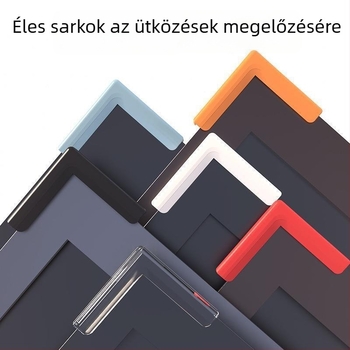 Szilikon sarokvédő 90°-os alumínium ablakokhoz – Ütközésvédő belső nyílású ablakokra és az asztalok széleihez