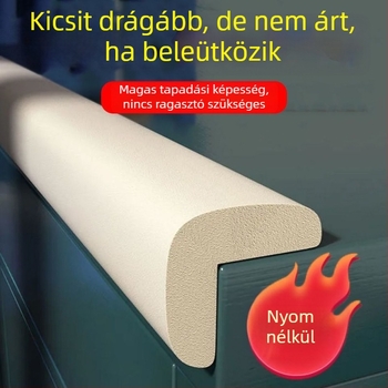 Gyerekasztal sarokvédő csík, ragasztómentes, 90-darabos csomag, márka Other, szabványos vonalkód