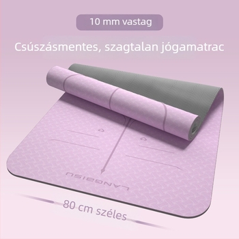 TPE jóga matrac kezdőknek, szélesebb, hosszabb, vastagabb, beltéri edzésekhez, otthoni használatra, női tánc és fitnesz